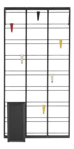 Decorative Metal Coat Rack By Tjer Reijenga For Pilastro 1950s