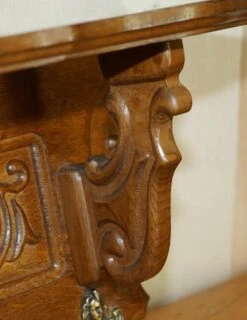 Dutch Oak Carved Cherub Wall Rack With Royal Hooks -CHAIRISH Shop dutch oak carved cherub wall rack with royal hooks 8362