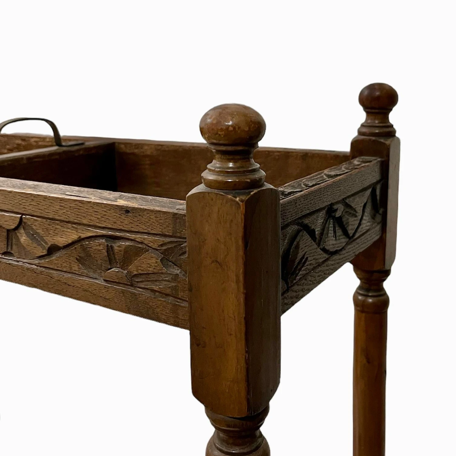 Early 1900s English Oak Umbrella Stand 5 Early 1900s English Oak Umbrella Stand - Image 3