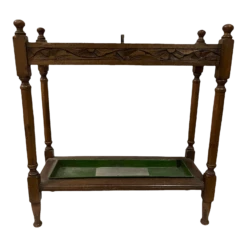Early 1900s English Oak Umbrella Stand