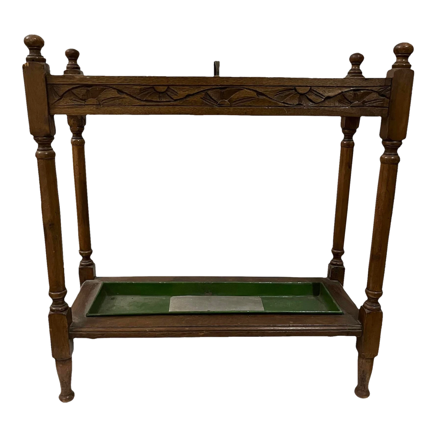 Early 1900s English Oak Umbrella Stand 3 Early 1900s English Oak Umbrella Stand