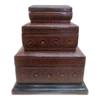 Early 20th Century Burmese Lacquer Wood Nesting Boxes - Set Of 3 -CHAIRISH Shop early 20th century burmese lacquer wood nesting boxes set of 3 6829