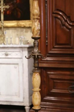 Early 20th Century French Carved Onyx & Brass Swivel Dolphin Standing Hall Tree -CHAIRISH Shop early 20th century french carved onyx and brass swivel dolphin standing hall tree 0637