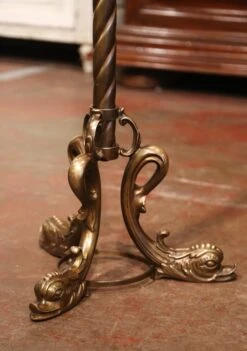 Early 20th Century French Gilt Brass Swivel Dolphin Standing Hall Tree -CHAIRISH Shop early 20th century french gilt brass swivel dolphin standing hall tree 9997