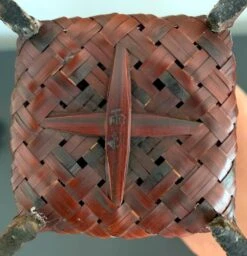 Early 20th Century Japanese Lacquered Ikebana Bamboo Basket -CHAIRISH Shop early 20th century japanese lacquered ikebana bamboo basket 1691