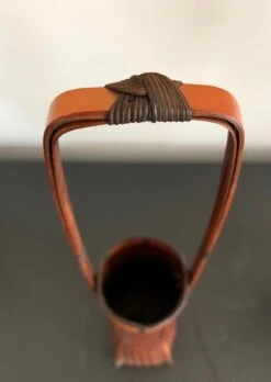 Early 20th Century Japanese Lacquered Ikebana Bamboo Basket -CHAIRISH Shop early 20th century japanese lacquered ikebana bamboo basket 1842