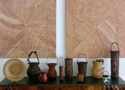 Early 20th Century Japanese Lacquered Ikebana Bamboo Basket -CHAIRISH Shop early 20th century japanese lacquered ikebana bamboo basket 5443