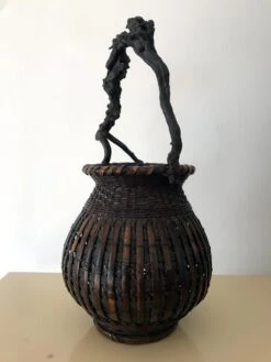 Early 20th Century Japanese Meiji Period Bamboo Basket Ikebana -CHAIRISH Shop early 20th century japanese meiji period bamboo basket ikebana 7211