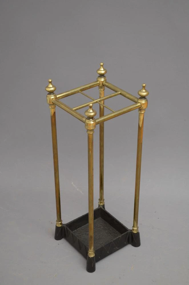 Edwardian Brass Umbrella Stand, 1900s 9 Edwardian Brass Umbrella Stand, 1900s - Image 7