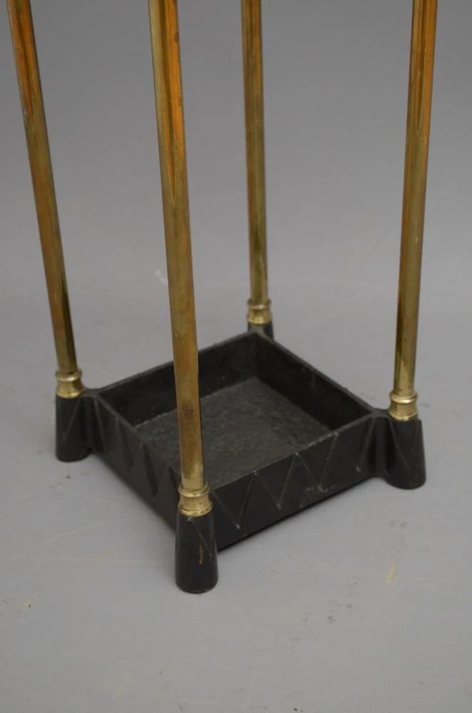 Edwardian Brass Umbrella Stand, 1900s 5 Edwardian Brass Umbrella Stand, 1900s - Image 3