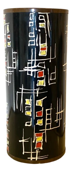 Enameled Copper Umbrella Stand