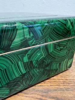 Faux Malachite Box With Brass Trim 17 Faux Malachite Box With Brass Trim -CHAIRISH Shop faux malachite box with brass trim 5894