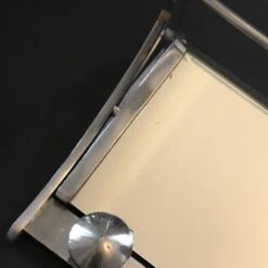 French Art Deco Chromed Coat Rack With Mirror, 1940s -CHAIRISH Shop french art deco chromed coat rack with mirror 1940s 0582