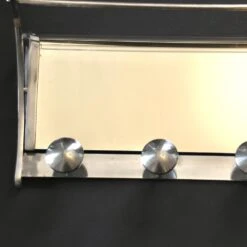 French Art Deco Chromed Coat Rack With Mirror, 1940s -CHAIRISH Shop french art deco chromed coat rack with mirror 1940s 5751