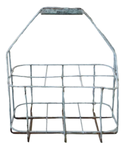 French Bottle Basket From Caddie