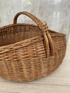French Large Rattan Basket -CHAIRISH Shop french large rattan basket 6328