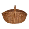 French Large Rattan Basket -CHAIRISH Shop french large rattan basket 7438