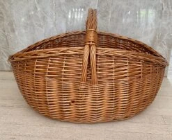 French Large Rattan Basket -CHAIRISH Shop french large rattan basket 9530