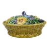 French Majolica Pansies Basket Sarreguemines, Circa 1920 1 French Majolica Pansies Basket Sarreguemines, Circa 1920 -CHAIRISH Shop french majolica pansies basket sarreguemines circa 1920 3177