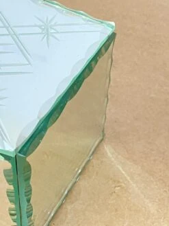 French Mirrored Jewelry Box, 1940s -CHAIRISH Shop french mirrored jewelry box 1940s 5196