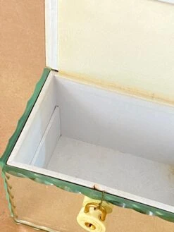 French Mirrored Jewelry Box, 1940s -CHAIRISH Shop french mirrored jewelry box 1940s 7296