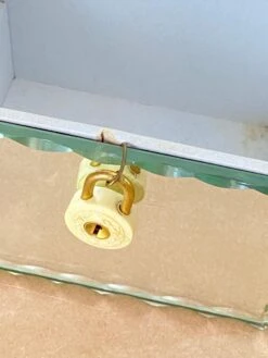 French Mirrored Jewelry Box, 1940s -CHAIRISH Shop french mirrored jewelry box 1940s 9660