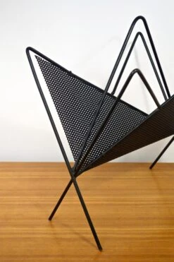 French Porte Butterfly Magazine Rack By Mathieu Matégot For Atelier Matégot, 1950s -CHAIRISH Shop french porte butterfly magazine rack by mathieu mategot for atelier mategot 1950s 5086