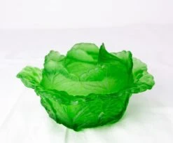 French Portieux Style Green Glass Glove Box Or Centerpiece, 1900s -CHAIRISH Shop french portieux style green glass glove box or centerpiece 1900s 2297