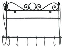 French Style Black Iron Folding Wall Shelf / Hooks / Towel Rack 7 French Style Black Iron Folding Wall Shelf / Hooks / Towel Rack -CHAIRISH Shop french style black iron folding wall shelf hooks towel rack 5760