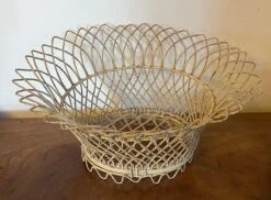 French Victorian Oval Wire Garden Basket Or Planter -CHAIRISH Shop french victorian oval wire garden basket or planter 6316
