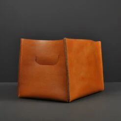 Hand-Crafted Tan Leather & Oak Box Magazine Holder From Sum Furniture 17 Hand-Crafted Tan Leather & Oak Box Magazine Holder From Sum Furniture -CHAIRISH Shop hand crafted tan leather and oak box magazine holder from sum furniture 3621