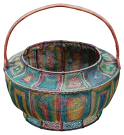 Handmade Colorful Wire Basket