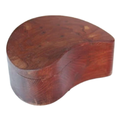Handmade Teardrop Lidded Swivel Box By Wood Wonders Of Trinidad Ca