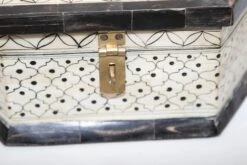 Hexagonal Shape Large Moorish Mughal Raj Decorative Jewelry Box -CHAIRISH Shop hexagonal shape large moorish mughal raj decorative jewelry box 2131