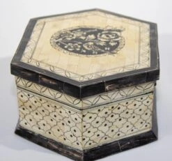 Hexagonal Shape Large Moorish Mughal Raj Decorative Jewelry Box -CHAIRISH Shop hexagonal shape large moorish mughal raj decorative jewelry box 6938