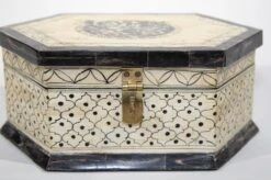 Hexagonal Shape Large Moorish Mughal Raj Decorative Jewelry Box -CHAIRISH Shop hexagonal shape large moorish mughal raj decorative jewelry box 7527