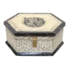 Hexagonal Shape Large Moorish Mughal Raj Decorative Jewelry Box -CHAIRISH Shop hexagonal shape large moorish mughal raj decorative jewelry box 8392