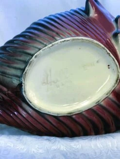 Hull Pottery Ebb Tide Shell Koi Fish Handled Basket Planter -CHAIRISH Shop hull pottery ebb tide shell koi fish handled basket planter 7193