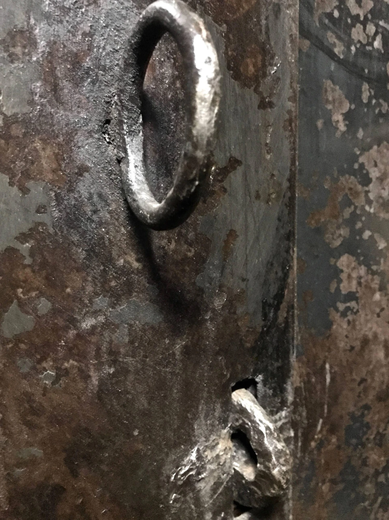 Industrial Two Door Riveted Steel Automotive Locking Tool Cabinet, Circa 1900 12 Industrial Two Door Riveted Steel Automotive Locking Tool Cabinet, Circa 1900 - Image 10