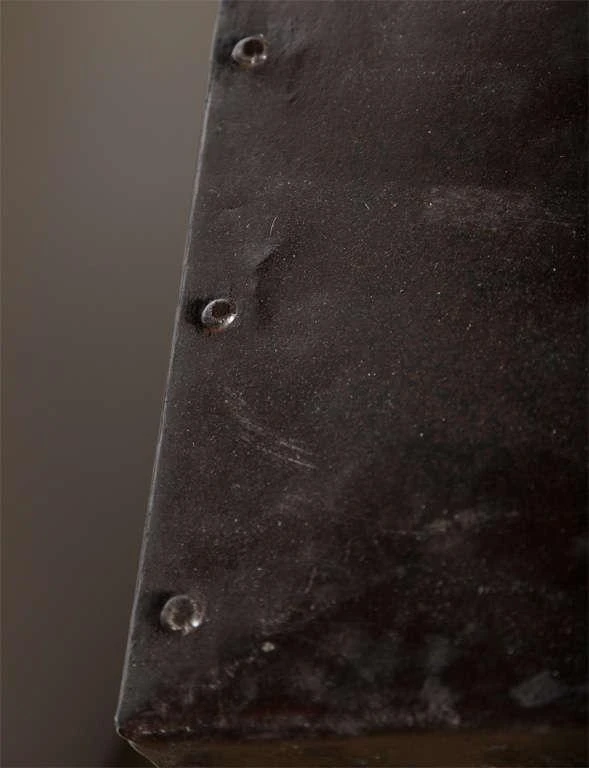 Industrial Two Door Riveted Steel Automotive Locking Tool Cabinet, Circa 1900 8 Industrial Two Door Riveted Steel Automotive Locking Tool Cabinet, Circa 1900 - Image 6