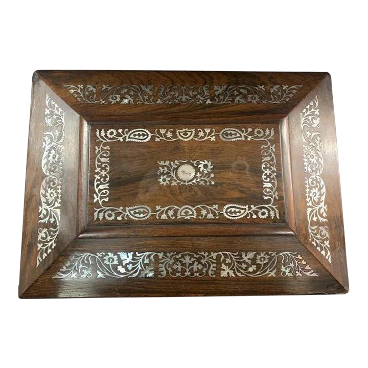 Inlaid Mother Of Pearl Box 3 Inlaid Mother Of Pearl Box