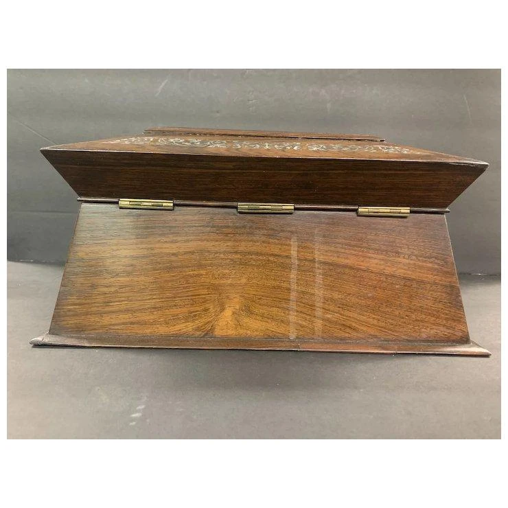 Inlaid Mother Of Pearl Box 12 Inlaid Mother Of Pearl Box - Image 10