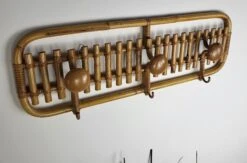 Italian Bamboo And Rattan Coat Hanger, 1960s -CHAIRISH Shop italian bamboo and rattan coat hanger 1960s 1442