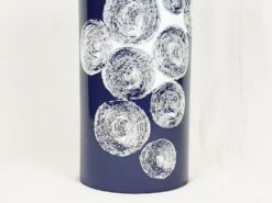 Italian Blue, White & Black Enameled Metal Umbrella Stand, 1960s 21 Italian Blue, White & Black Enameled Metal Umbrella Stand, 1960s -CHAIRISH Shop italian blue white and black enameled metal umbrella stand 1960s 6253