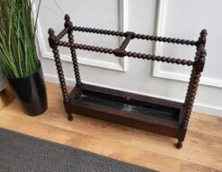 Italian Bobbin Turned Barley Twist Stick And Umbrella Stand, 1940s -CHAIRISH Shop italian bobbin turned barley twist stick and umbrella stand 1940s 0415