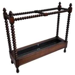 Italian Bobbin Turned Barley Twist Stick And Umbrella Stand, 1940s -CHAIRISH Shop italian bobbin turned barley twist stick and umbrella stand 1940s 8984