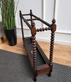 Italian Bobbin Turned Barley Twist Stick And Umbrella Stand, 1940s -CHAIRISH Shop italian bobbin turned barley twist stick and umbrella stand 1940s 9610