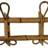 Italian French Bamboo Rattan Coat Hanger, 1960s -CHAIRISH Shop italian french bamboo rattan coat hanger 1960s 3334