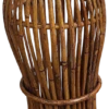 Italian French Bamboo Rattan Riviera Umbrella Stand
