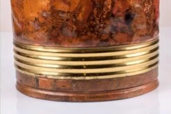 Italian Hand Hammered Copper & Brass Umbrella Stand -CHAIRISH Shop italian hand hammered copper and brass umbrella stand 1392